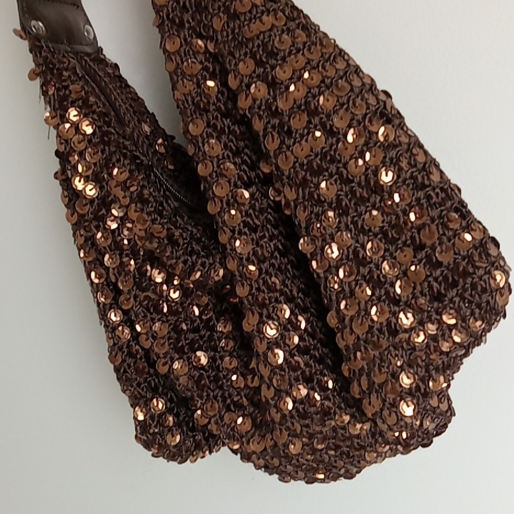 Y2K Brown sequent slouchy purse - Picture 4 of 5